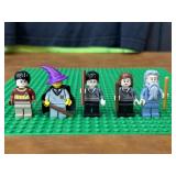 (5) Harry Potter Lego People with Accessories