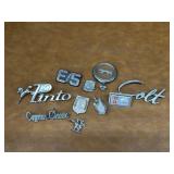 Selection of Vintage Car Emblems