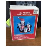 48" Penguin Family Inflatable