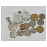 Selection of Coins and Tokens