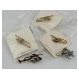 Vintage Helicopter and Ariplane Pins