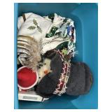 Box Lot of Christmas Items