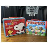 (2) Peanuts Snoopy Lunch Boxes
