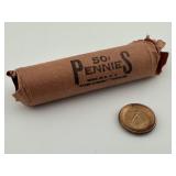 Roll of Vintage Masonic Stamped Pennies