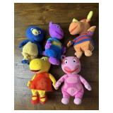 (5) 2004 The Backyardigans Ty Plush