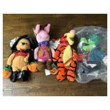 (4) New Disney Halloween Plush