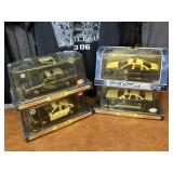 (4) Hot Persuit and Code 3 Police Die Cast