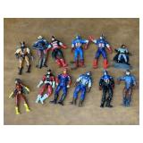 Selection of DC and Marvel Action Figures