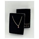 Ronte of Beverly Hills Pink Stone Necklace