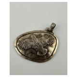 Vintage Sterling Silver Eagle Pendant