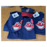 (4) Cleveland Indians Apparel - Visor, Adult
