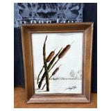 Original Painting On Glass Signed Lance Moore