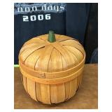 Vintage Pumpkin Basket