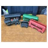 Vintage Cast Iron Train Parts