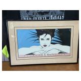 1980s Pop-Art by Patrick Nagel "Palm Springs"