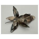 Sterling Silver Mexico Flower Brooch