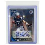 Autographed Rob Gronkowski 2010 Topps Chrome