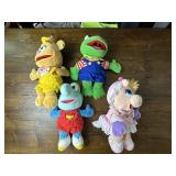 (4) Vintage Muppet Babies Plush