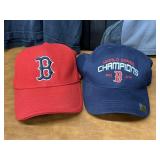 Two Boston Baseball Caps
