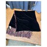 NOS Valerie  Stevens $43 Velvet and Silk Scarf