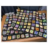 Two Vintage Afgahn Blankets approx 48" x 56"