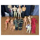 Vintage Barbie, Ken, GI Joes, John Cena and