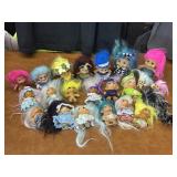 (21) Selection of Vintage Troll Dolls