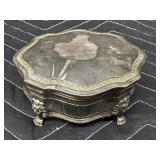 Vintage Silver Plate Trinket Box