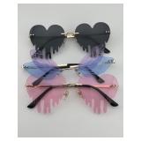 Three Pairs Fashion Sunglasses