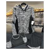 New LA+Image Three Piece Activewear Set