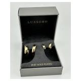 New 18K Gold Plated Lussoro Earrings