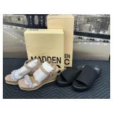 (2) New Madden NYC Sandals Size 11