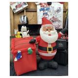 Two Vintage Christmas Inflateables