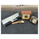 (4) Vintage Watches, Clocks