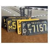 Selection of Vintage License Plates
