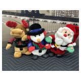 Vintage Animated Christmas Plush
