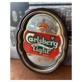 Vintage Carlsber Light Advertising Beer