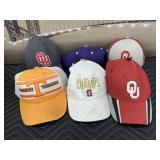 (6) Sports Caps - OU, NCAA Champs and More