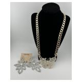 New Natasha Necklace and Earrings