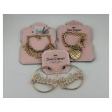 New Juicy Couture Bracelets, Earrings