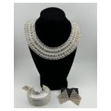 New Natasha Bracelet, Necklace and Matching