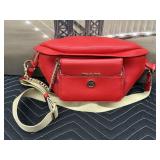Michael Kors Red Fanny Pack with Wallet