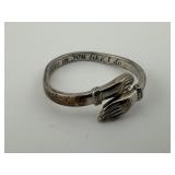 Sterling Silver "Believe In You Like I do" Ring