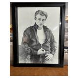 Framed James Dean Print