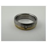 Mens Titanium Wedding Band Size 11