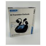 AI Translator Earbuds OWS LX-80