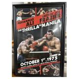 Framed October 1st 1975 Muhammad Ali