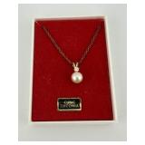 Pearl and Cubic Zirconia Necklace