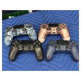 (4) Playstation Controllers