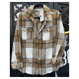 New Automet Flannel Button Up Size M